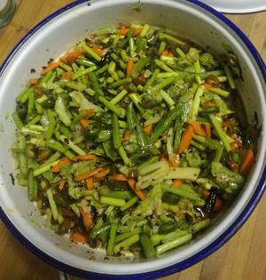自用腌黄瓜纽&自制开胃咸菜的做法 步骤4
