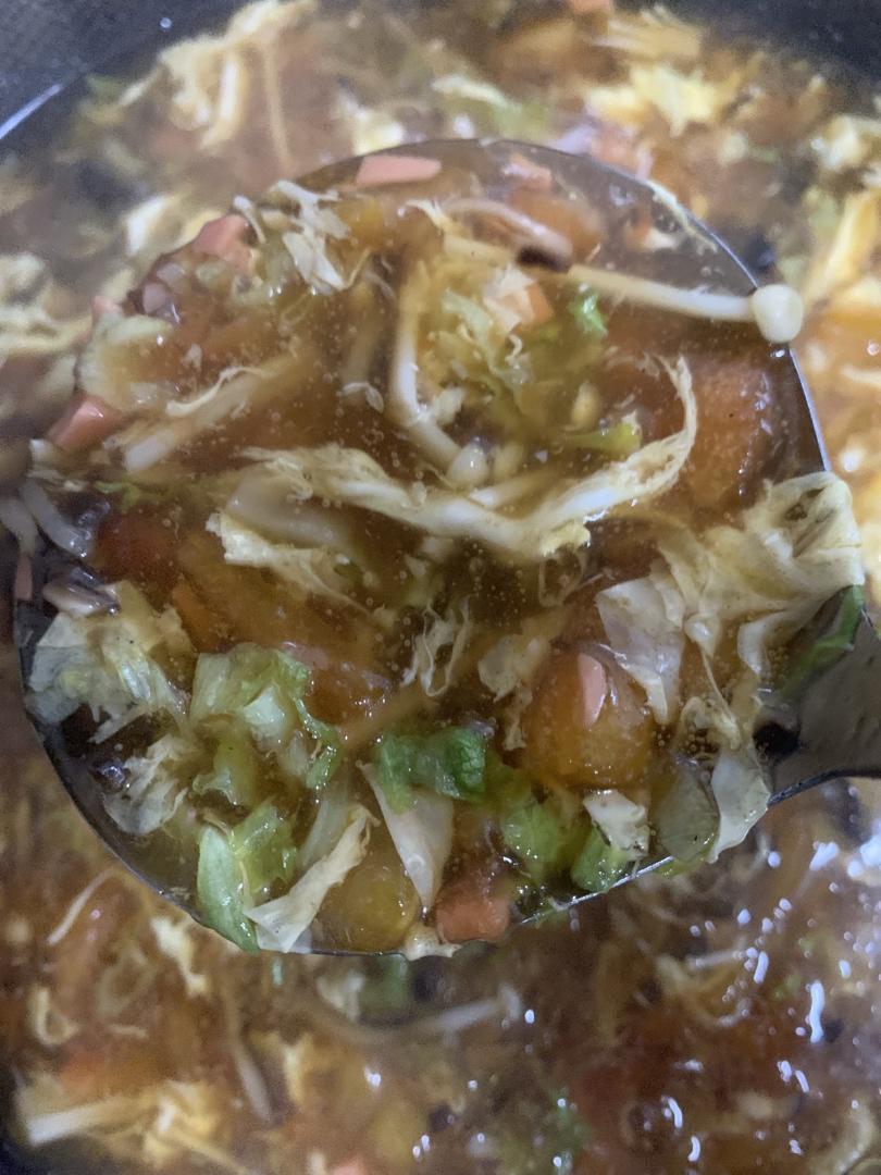 超级开胃的酸辣汤❗️10分钟搞定