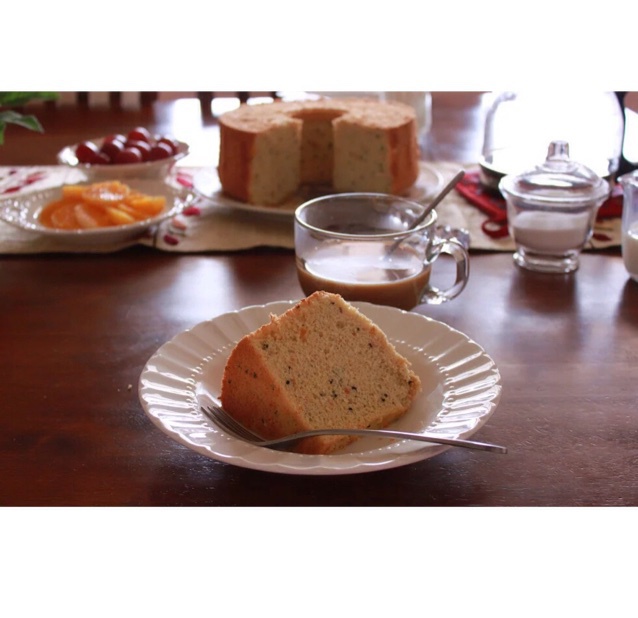 黑糖番薯戚风蛋糕