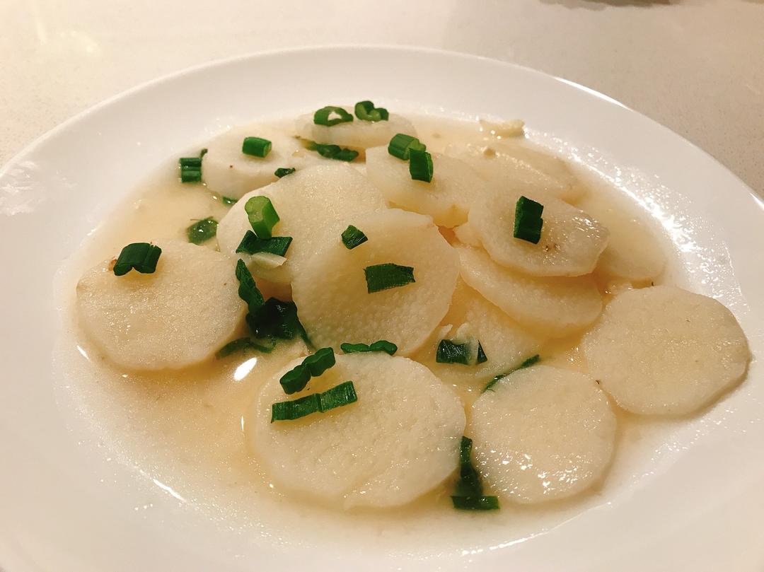 老丁的私房菜-清炒山药