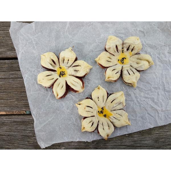 葵花豆沙酥——烤箱里绽放的花朵