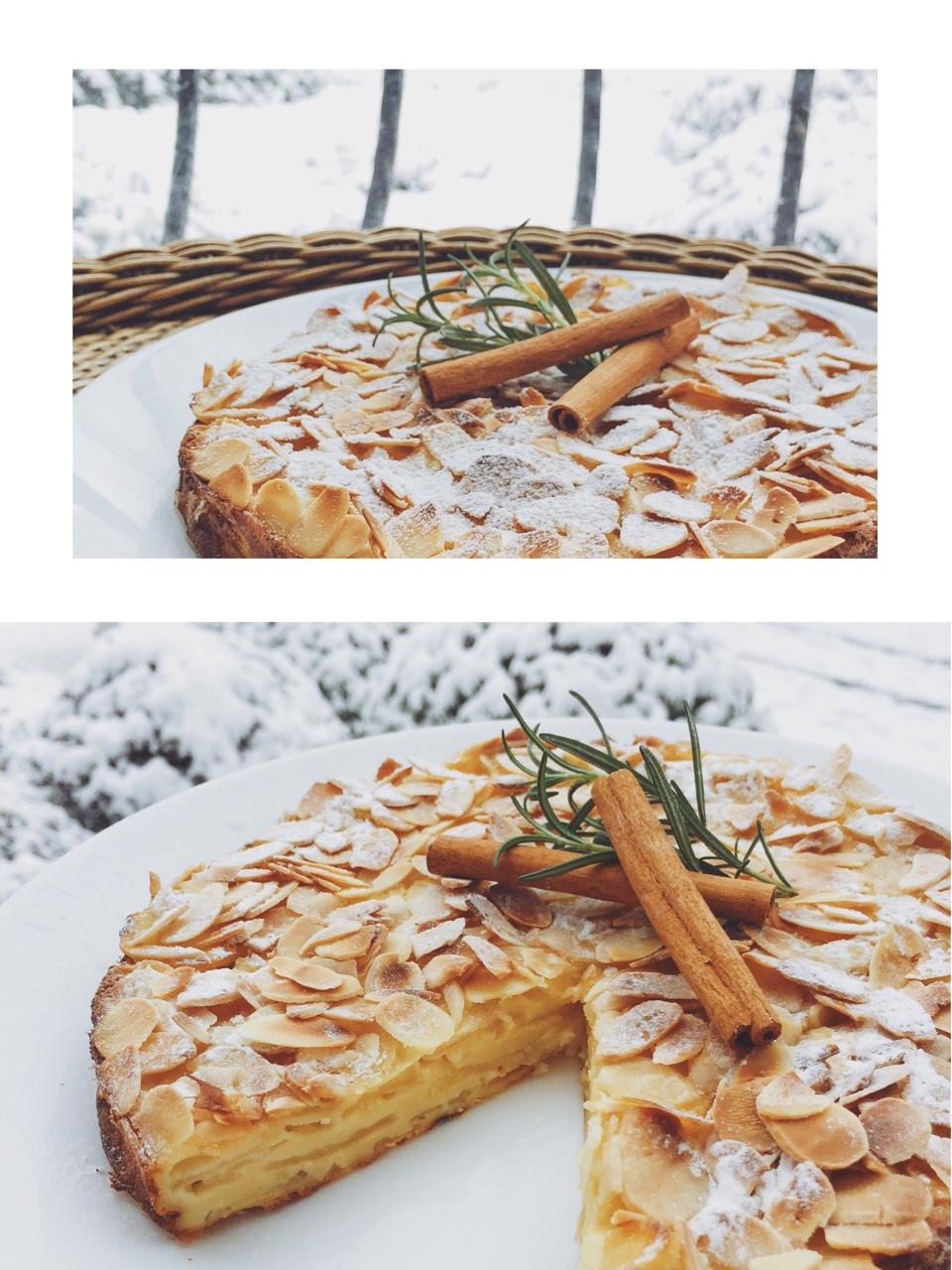 风靡法国的苹果隐形蛋糕