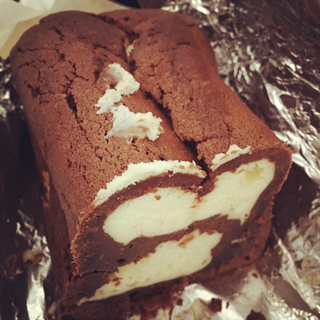 大理石乳酪布朗尼