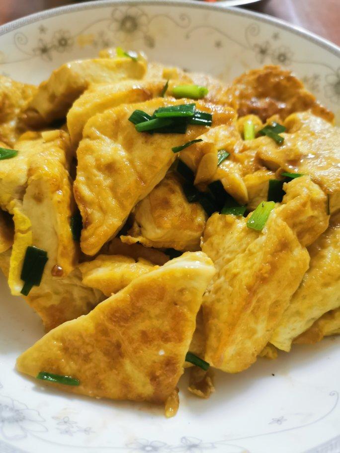 焖煎豆腐