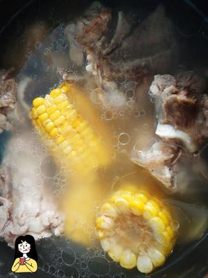 砂锅玉米骨头汤的做法 步骤5
