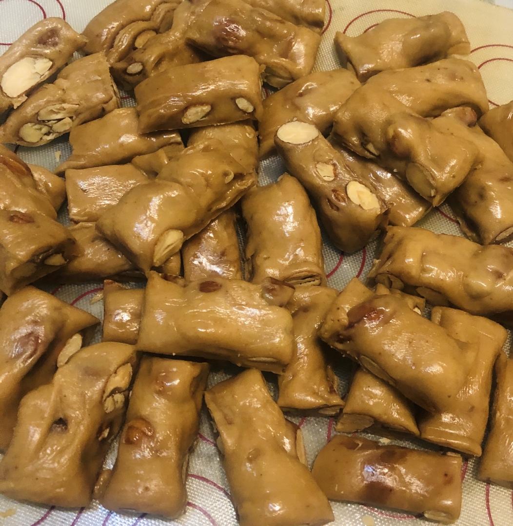 杏仁海盐/咖啡太妃硬糖-不粘牙