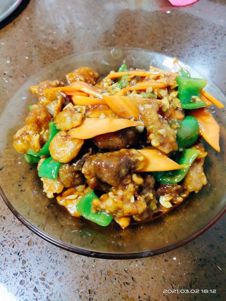 溜肉段-咸香好吃色美！