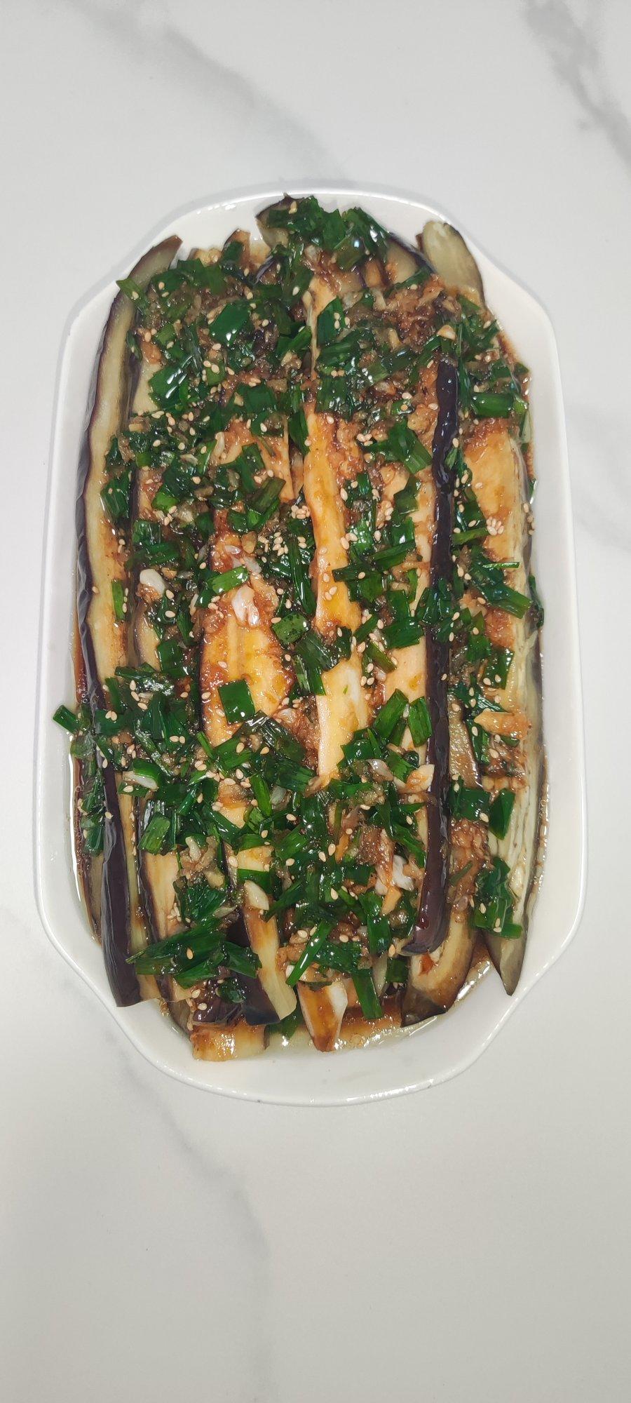蒜泥茄子（蒸）