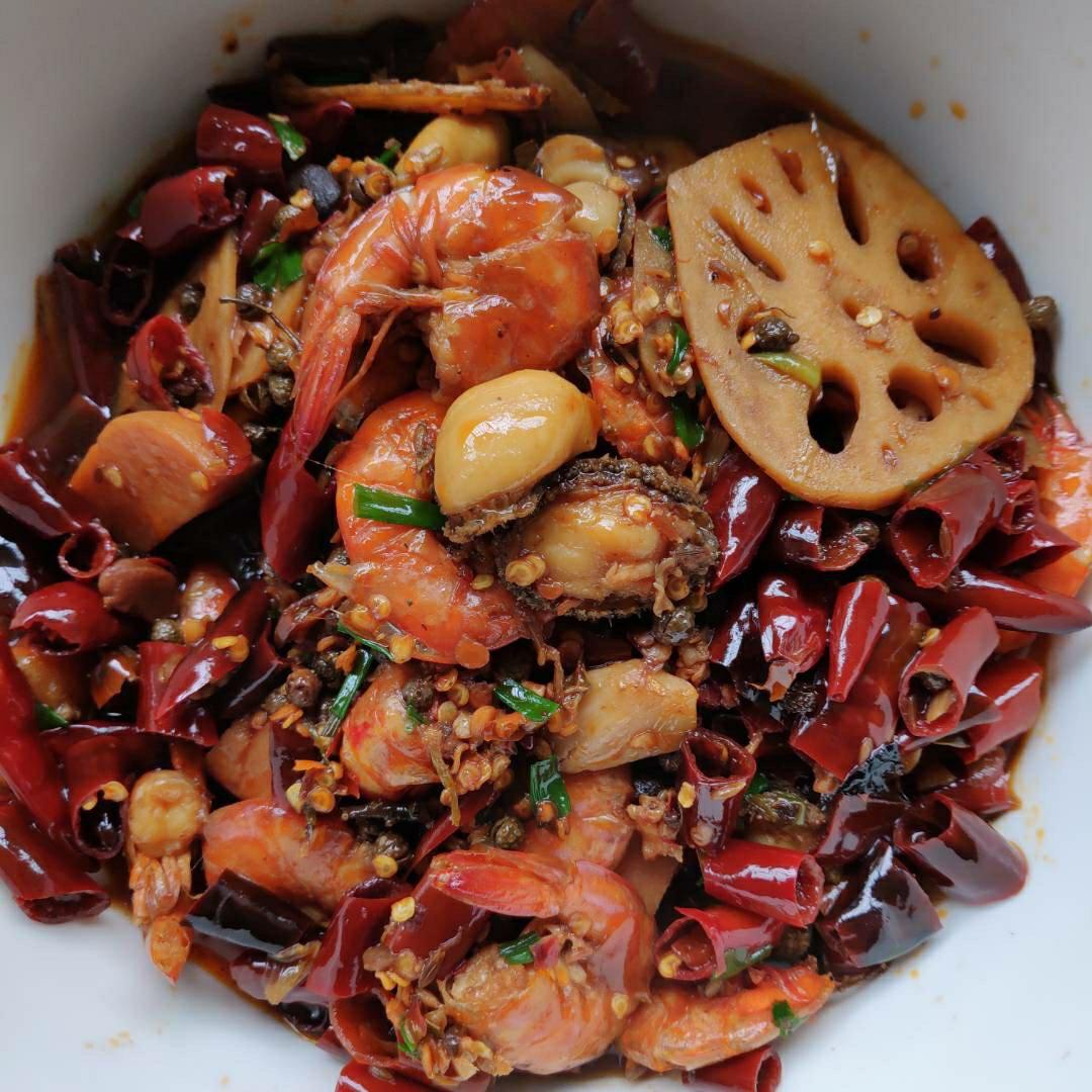 范丞丞的小厨房做的香辣虾