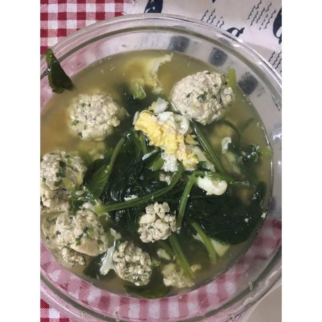 菠菜鸡蛋汤