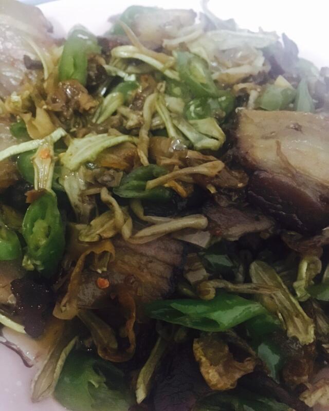 干豆角炒腊肉