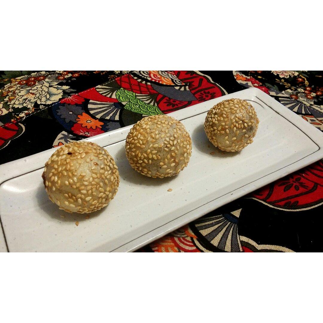 豆沙麻球