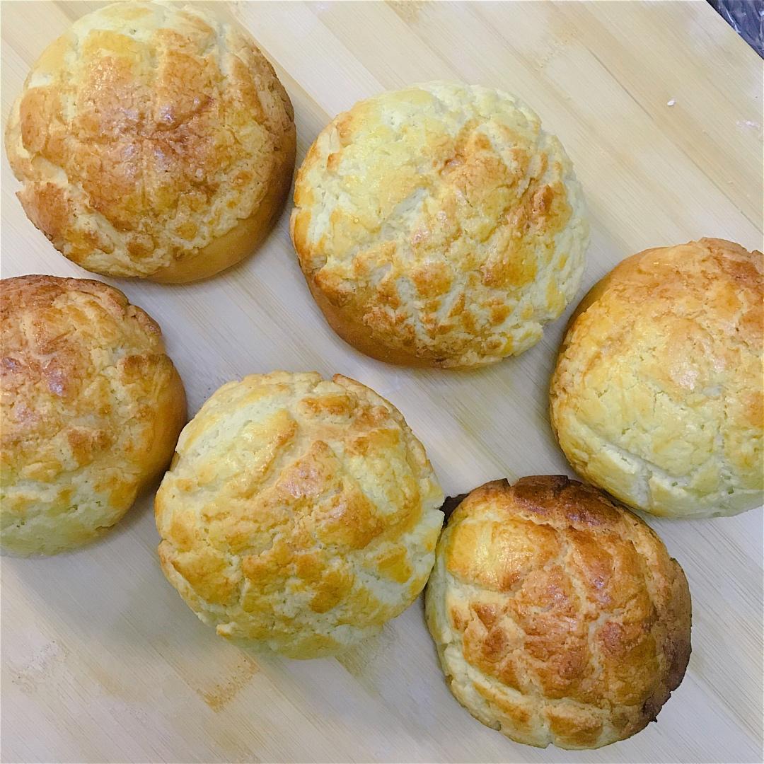 从小吃到大的【港式菠萝包】/ 冰火菠萝油详细步骤