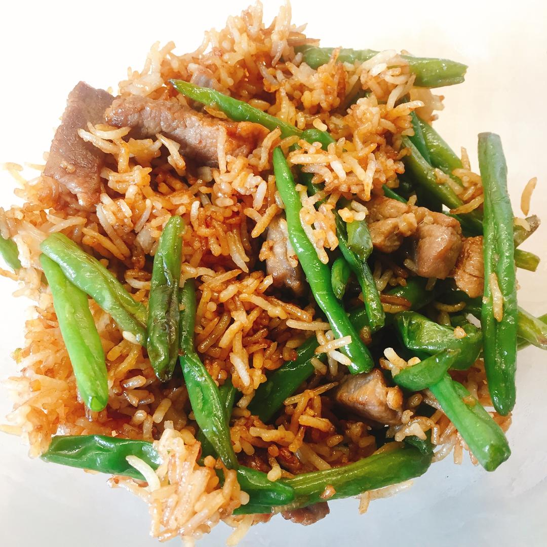 豆角焖饭