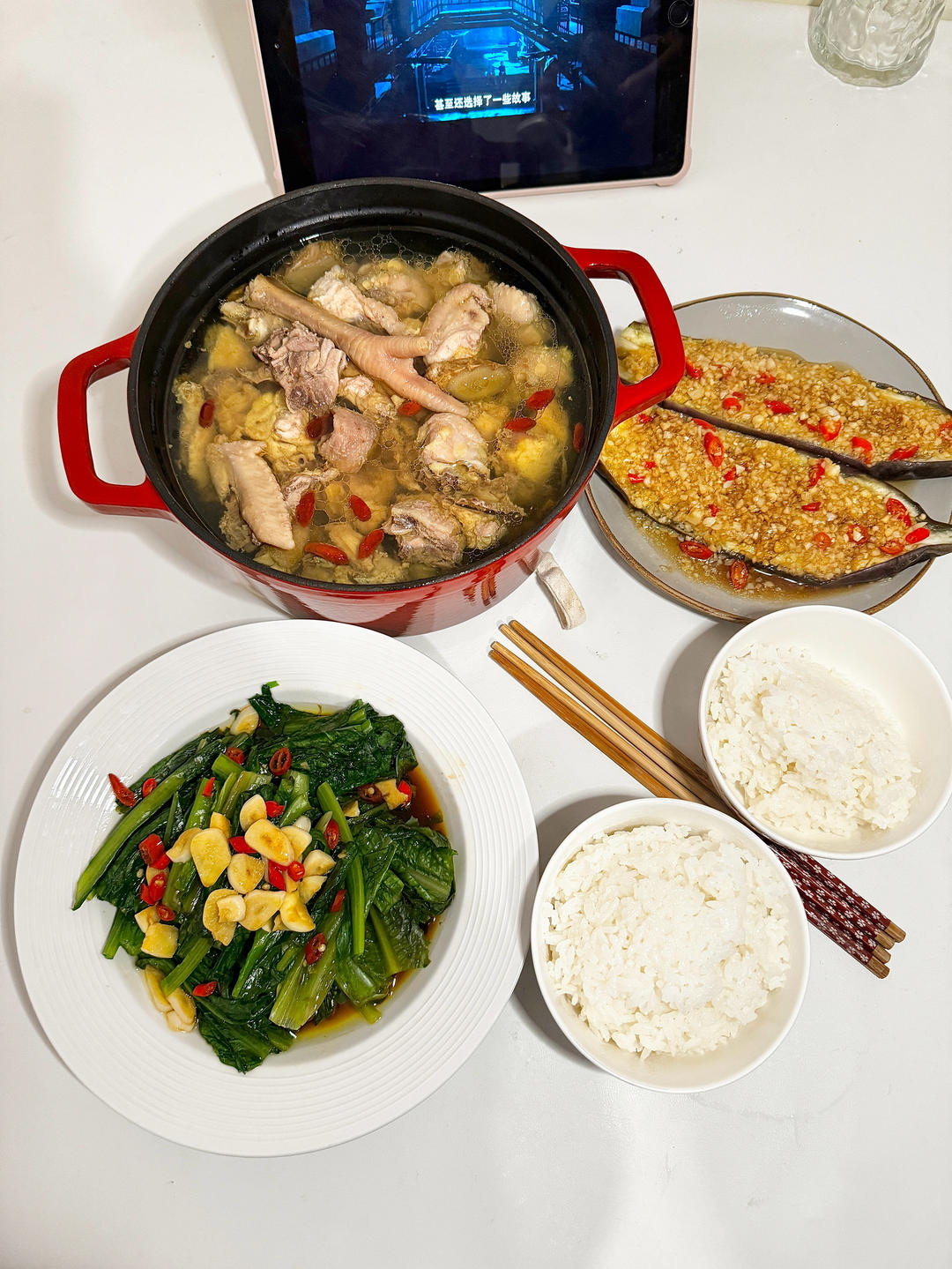 电饭锅版清炖鸡汤