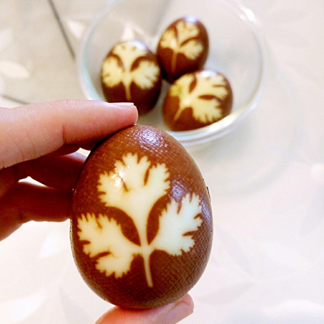 小爱的厨房做的花纹茶叶蛋