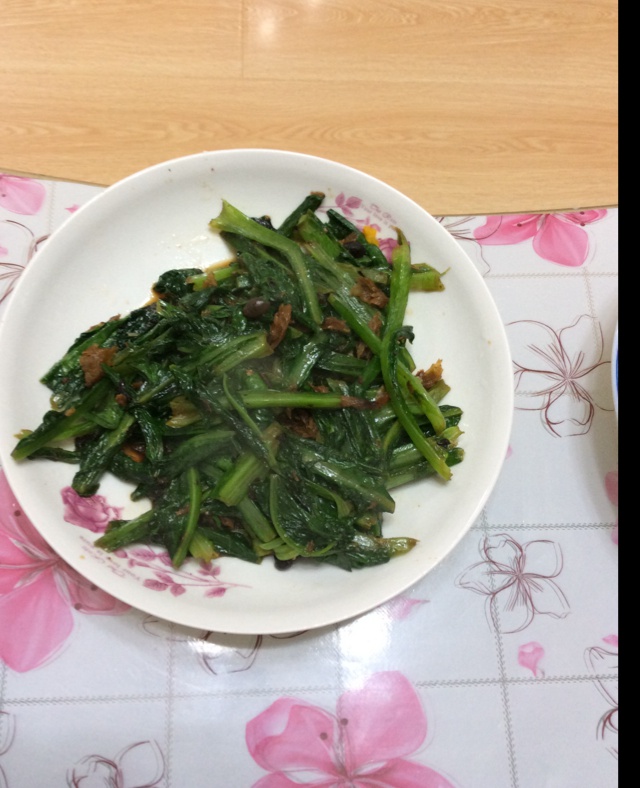 豆豉鲮鱼油麦菜