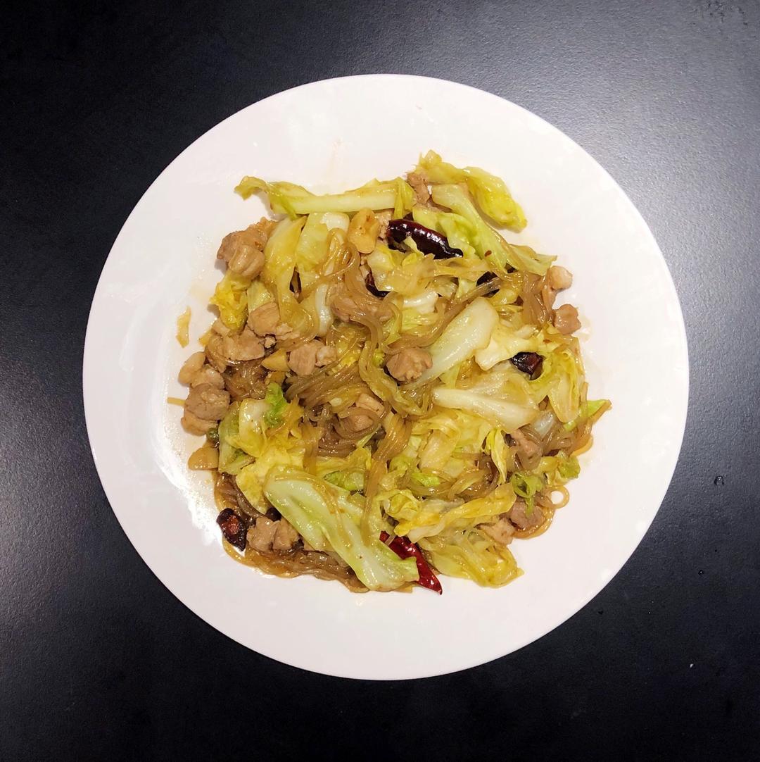 超香的猪肉手撕包菜（大火速炒 包菜清脆）