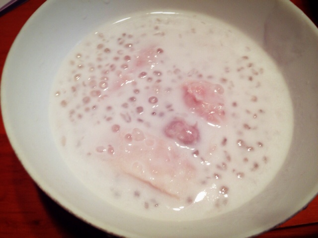 芋头椰汁西米露