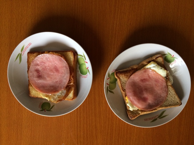 简单易做火腿三明治