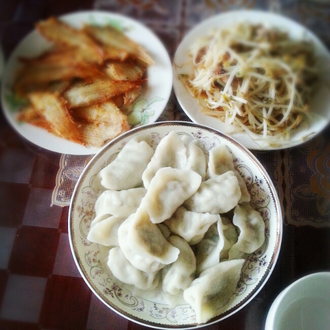 香菇肉馅饺子