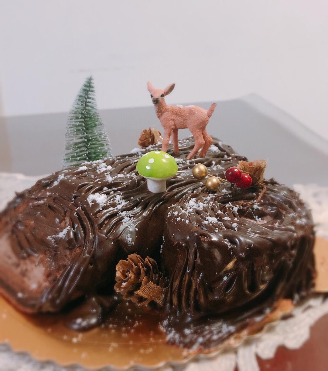 圣诞树桩蛋糕（完全攻略）