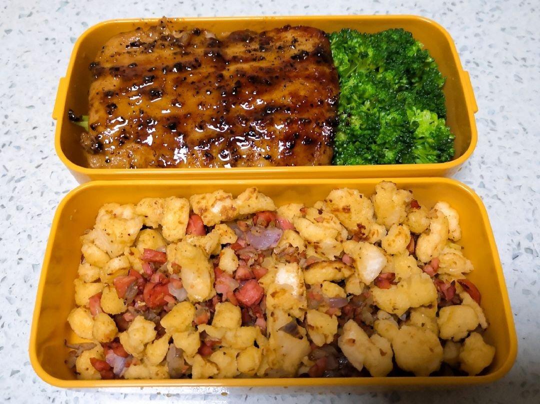 孜然黄金炒馒头