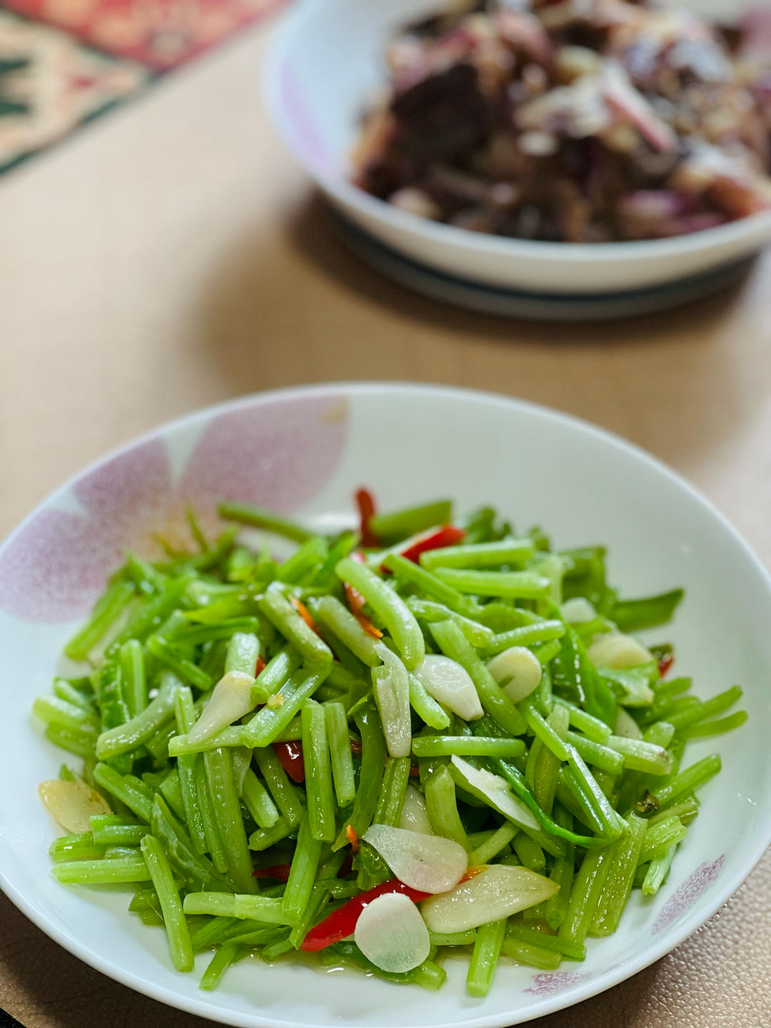 清炒地瓜杆