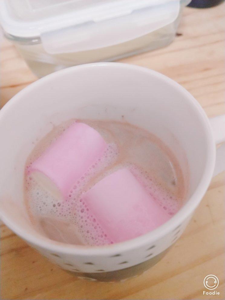5分钟做一杯❗️暖心暖胃～棉花糖热巧克力