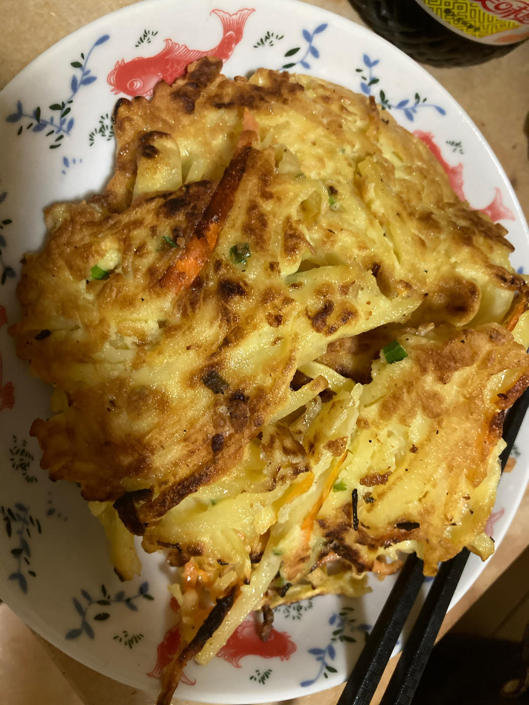 土豆饼(土豆胡萝卜丝饼)