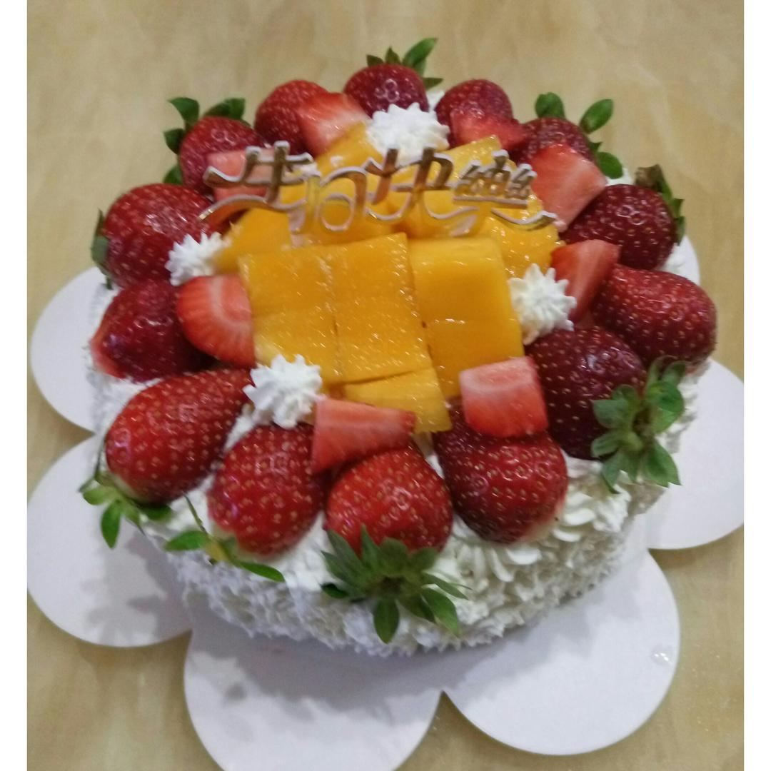 八寸戚风蛋糕（生日蛋糕坯）附六寸配单