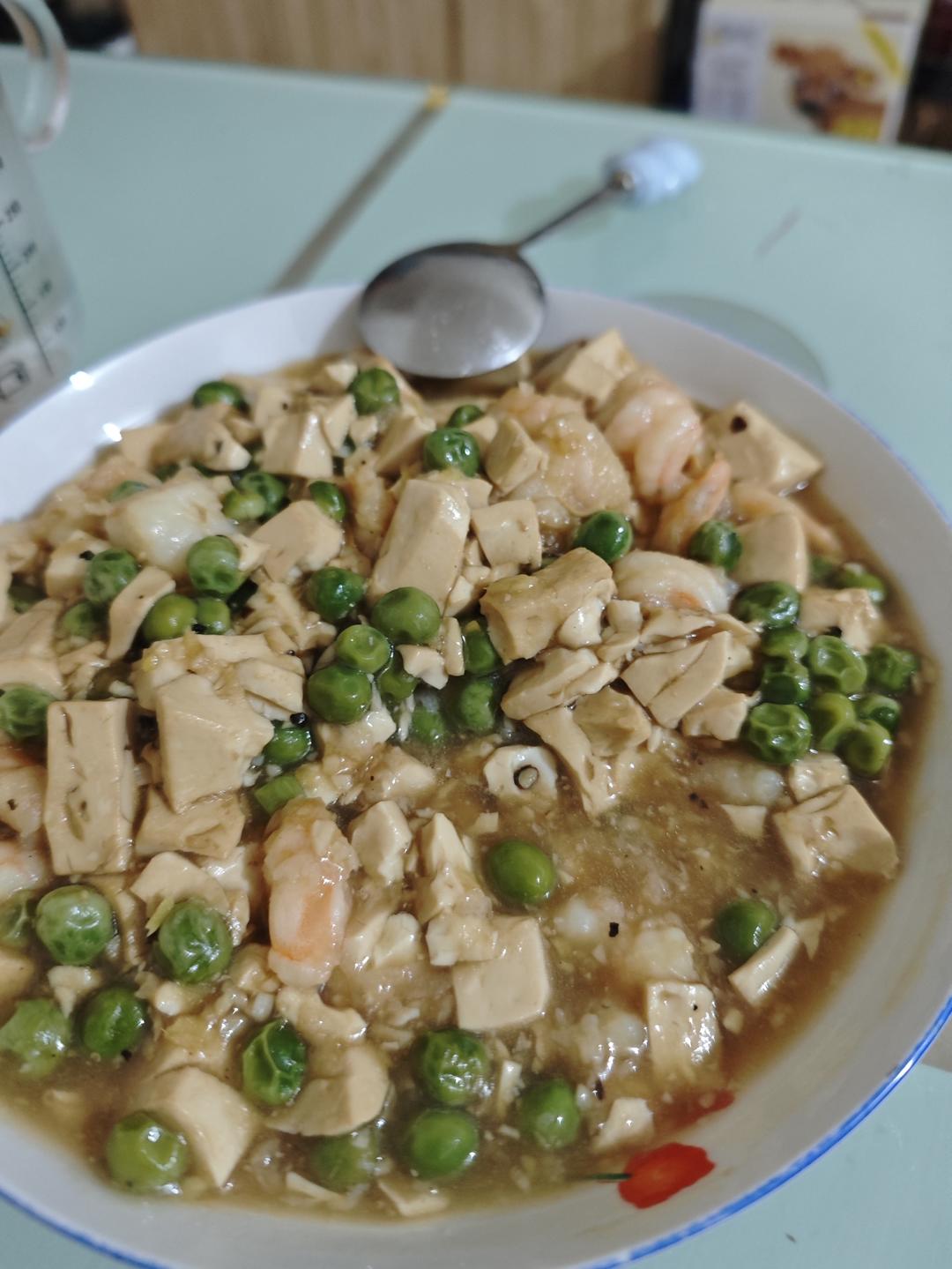 虾仁豆腐