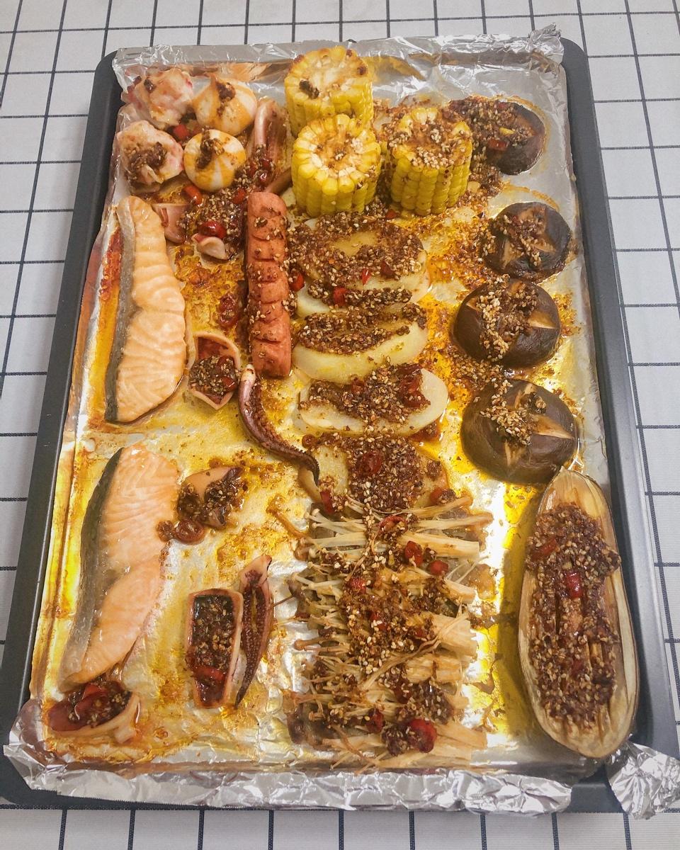 自制烤箱版烧烤，简单好吃过烧烤摊