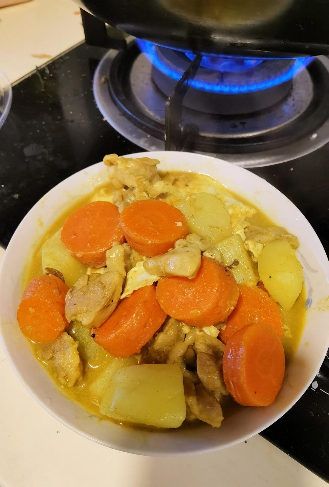 咖喱鸡腿