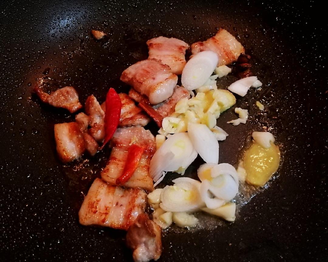 很香的白菜燉五花肉的做法 步驟4