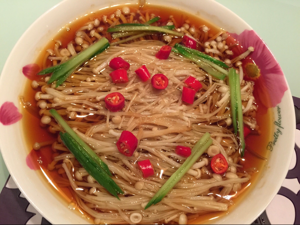 油泼金针菇