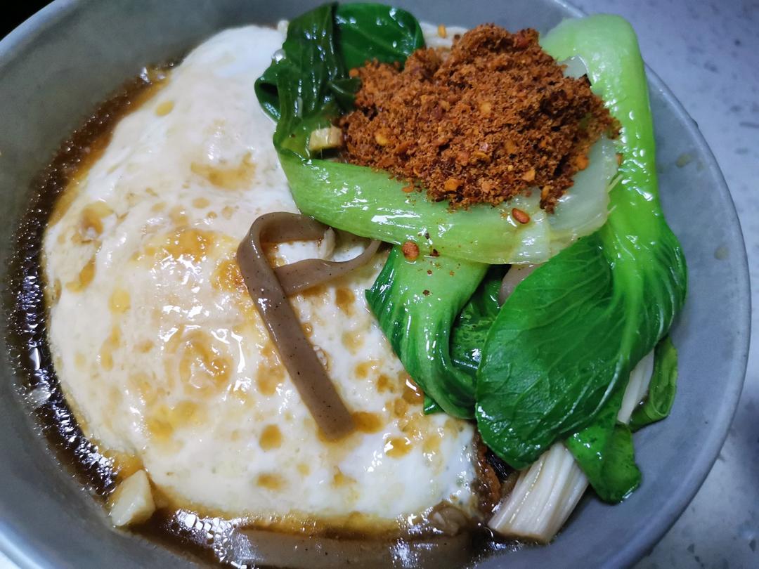 减脂荷包蛋焖荞麦面