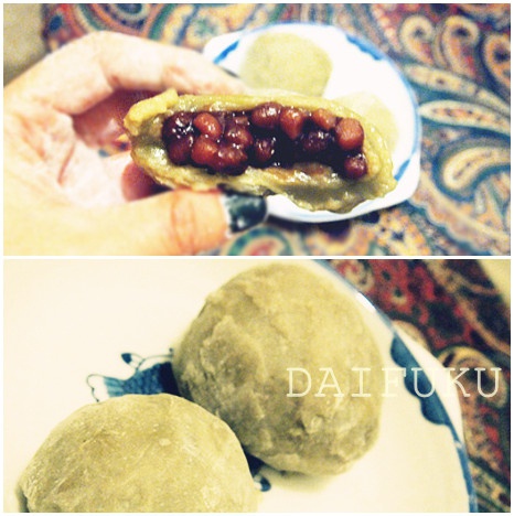 抹茶红豆大福