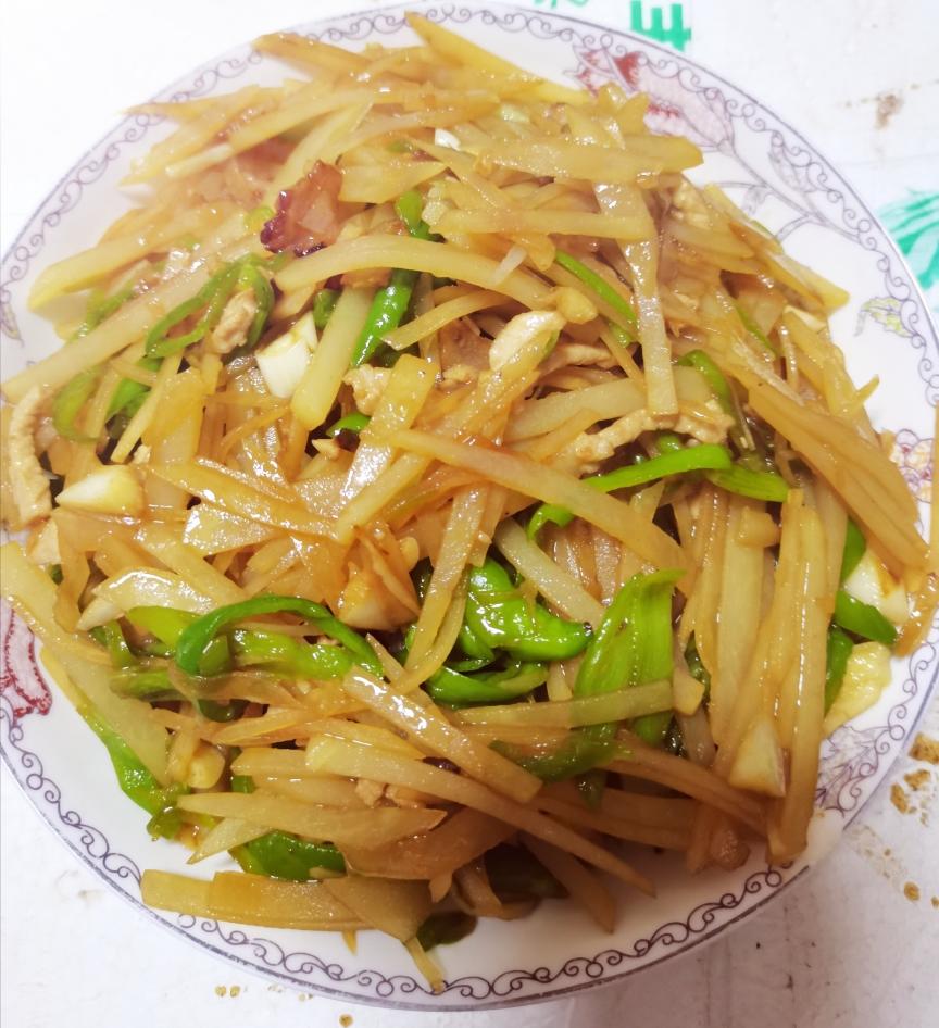 青椒土豆丝的做法