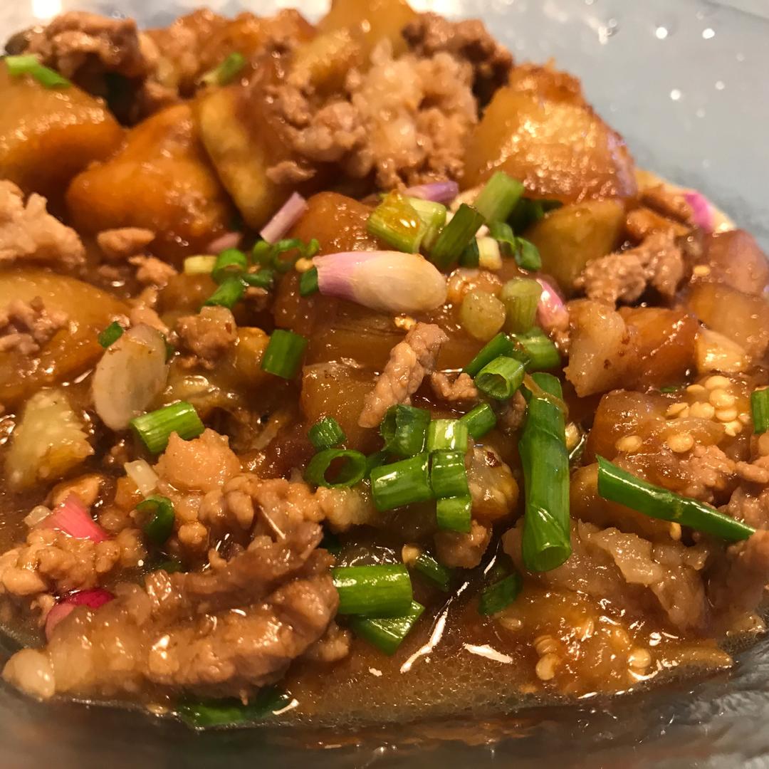 茄子！茄子！！红烧肉末茄子