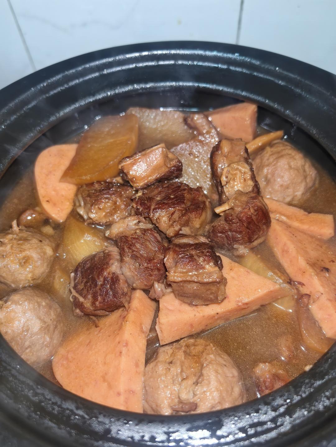 萝卜炖牛腩