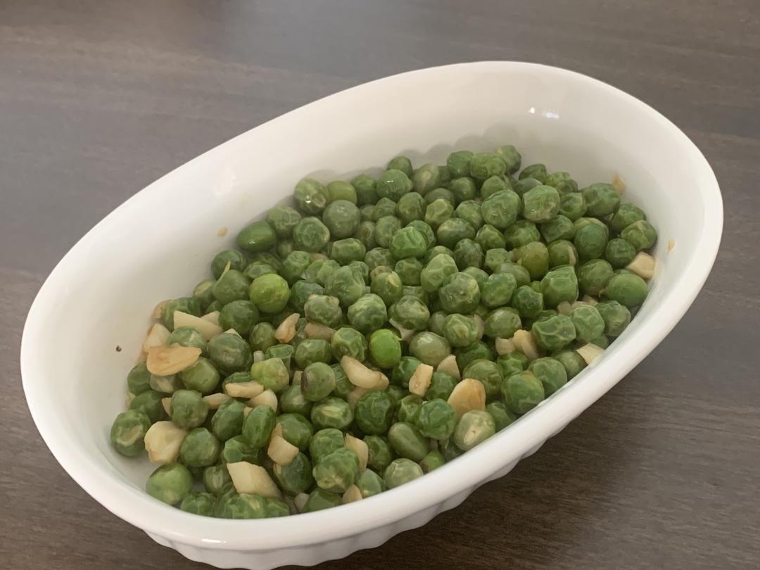 清炒豌豆米