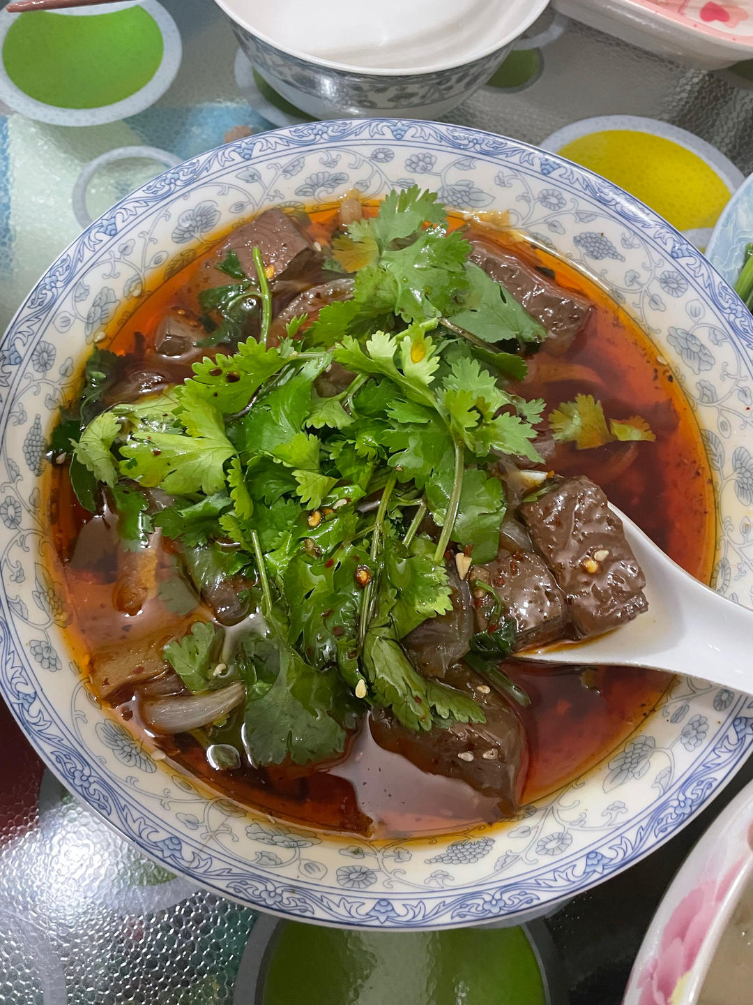 超级好吃的鸭血豆腐
