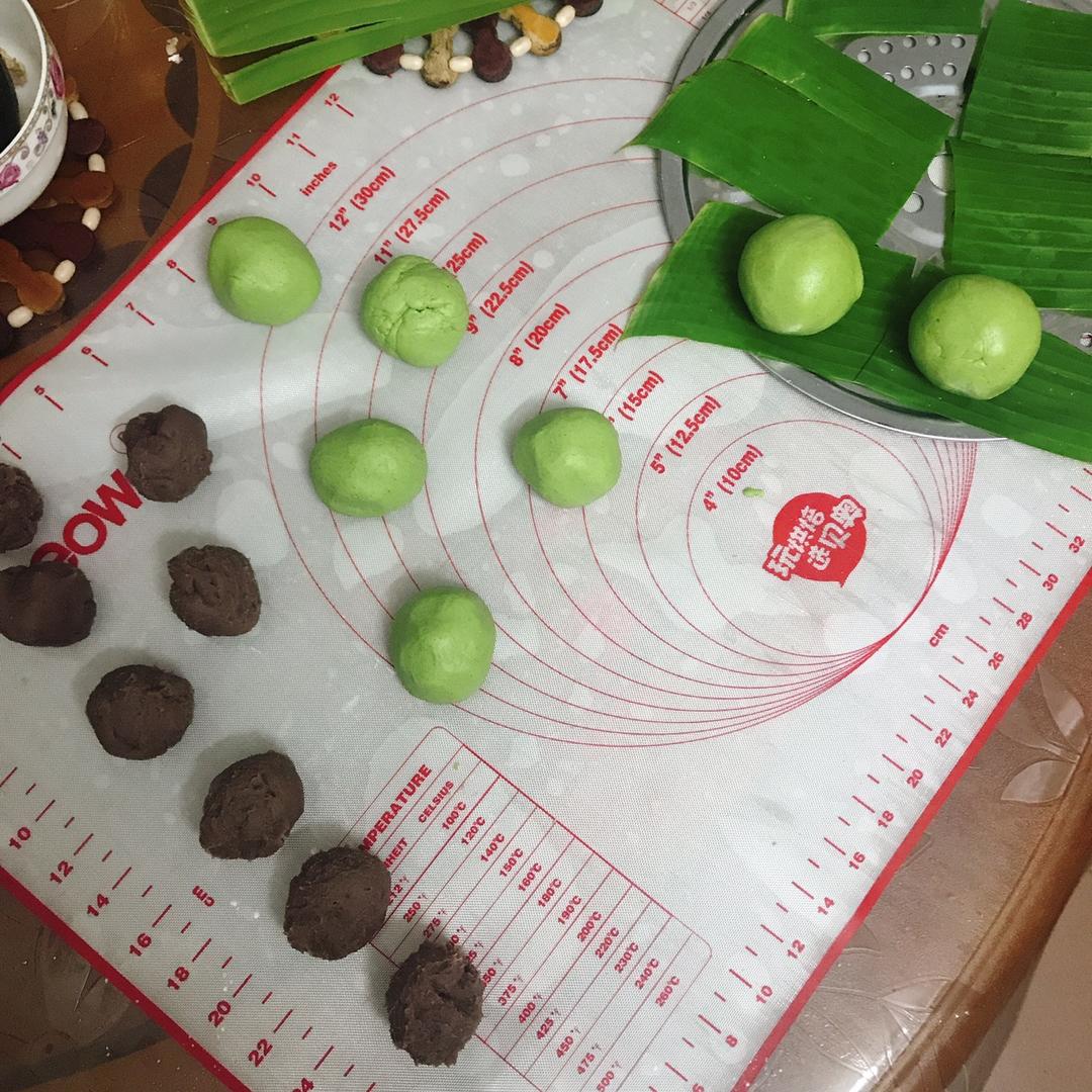 《Tinrry+》咸蛋黄肉松青团+红豆沙青团