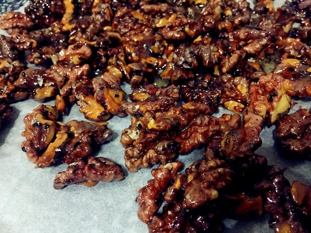 【琥珀核桃仁】冰糖无油不粘手