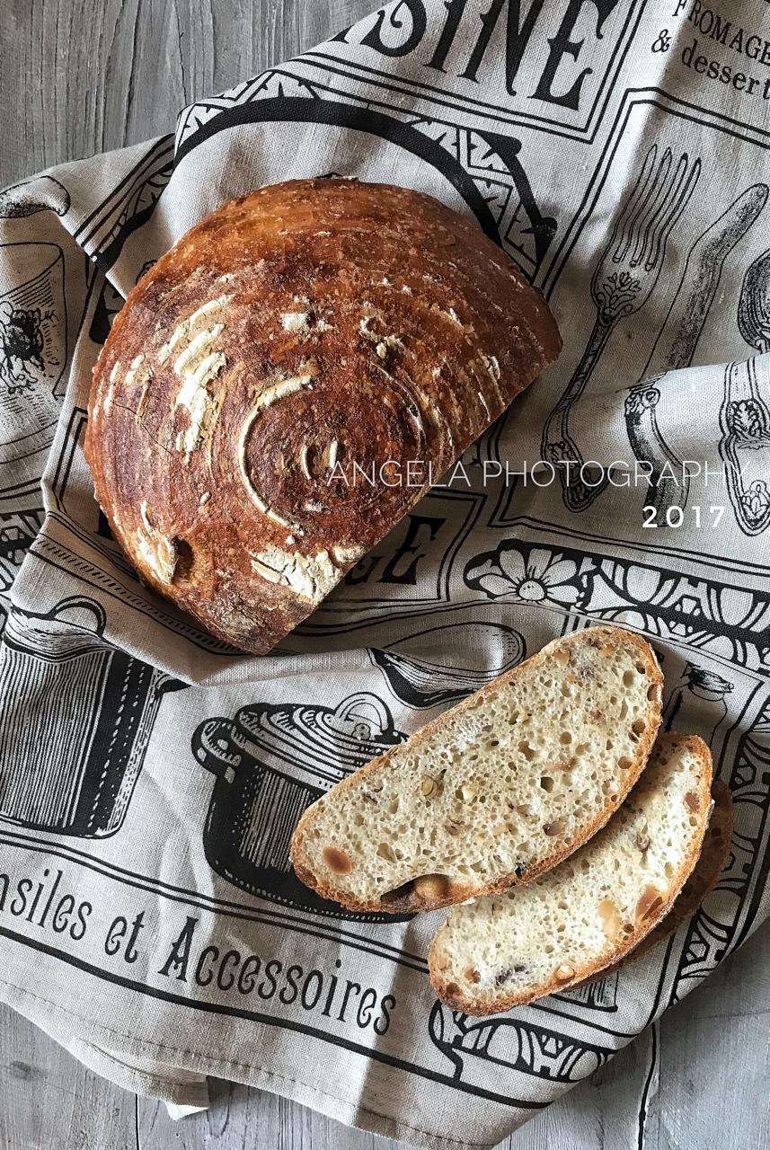 【Ken Forkish】天然酵种轻全麦核桃欧包