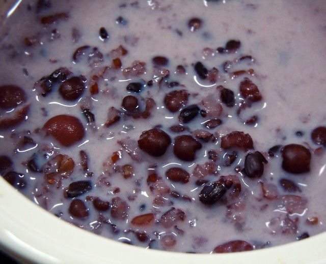 紫米红豆粥