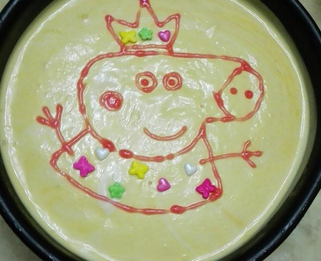 peppa pig芒果慕斯蛋糕