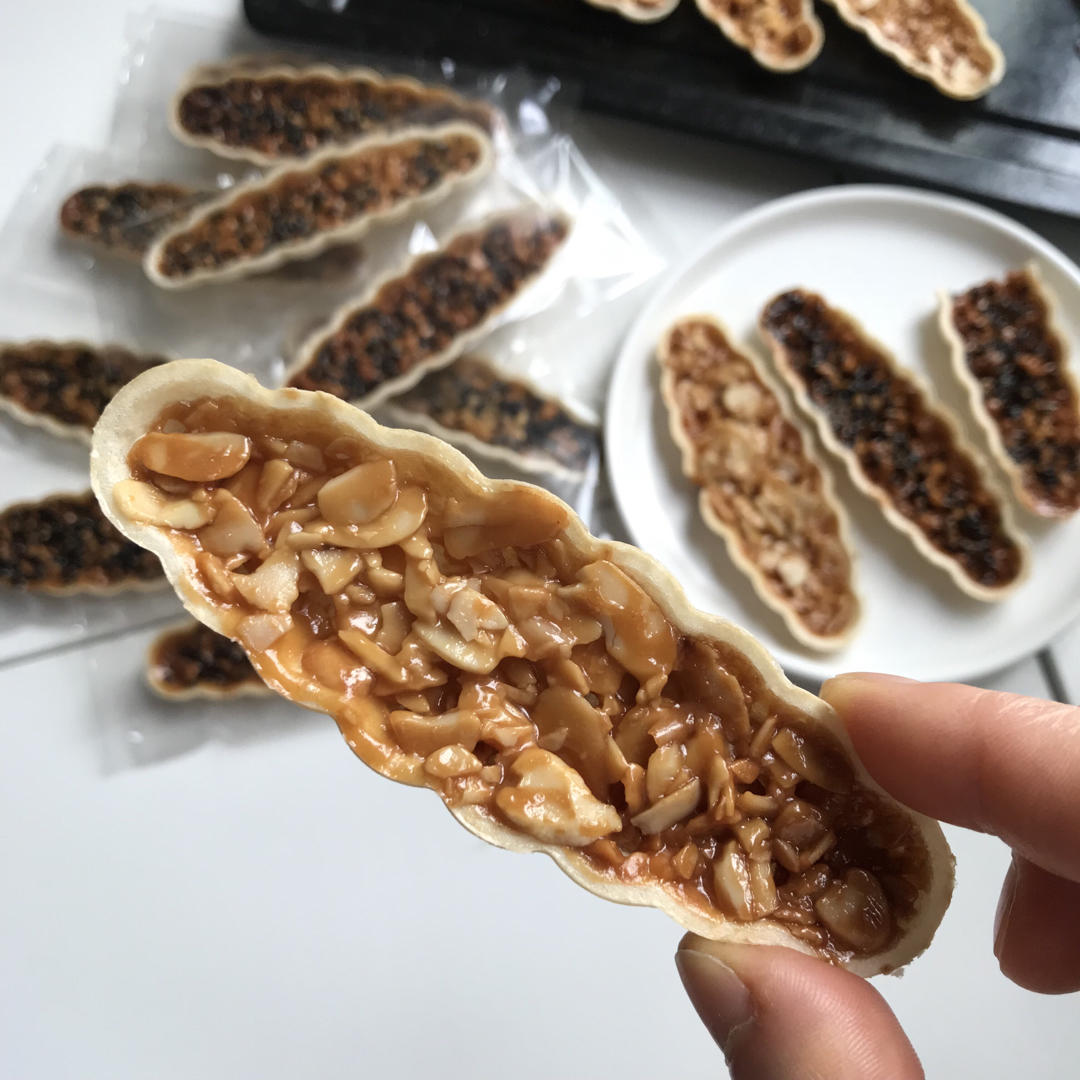 视频🚢一次搞定3种口味｜焦糖坚果糯米船｜不测温，不冷冻｜低糖｜简单｜0难度