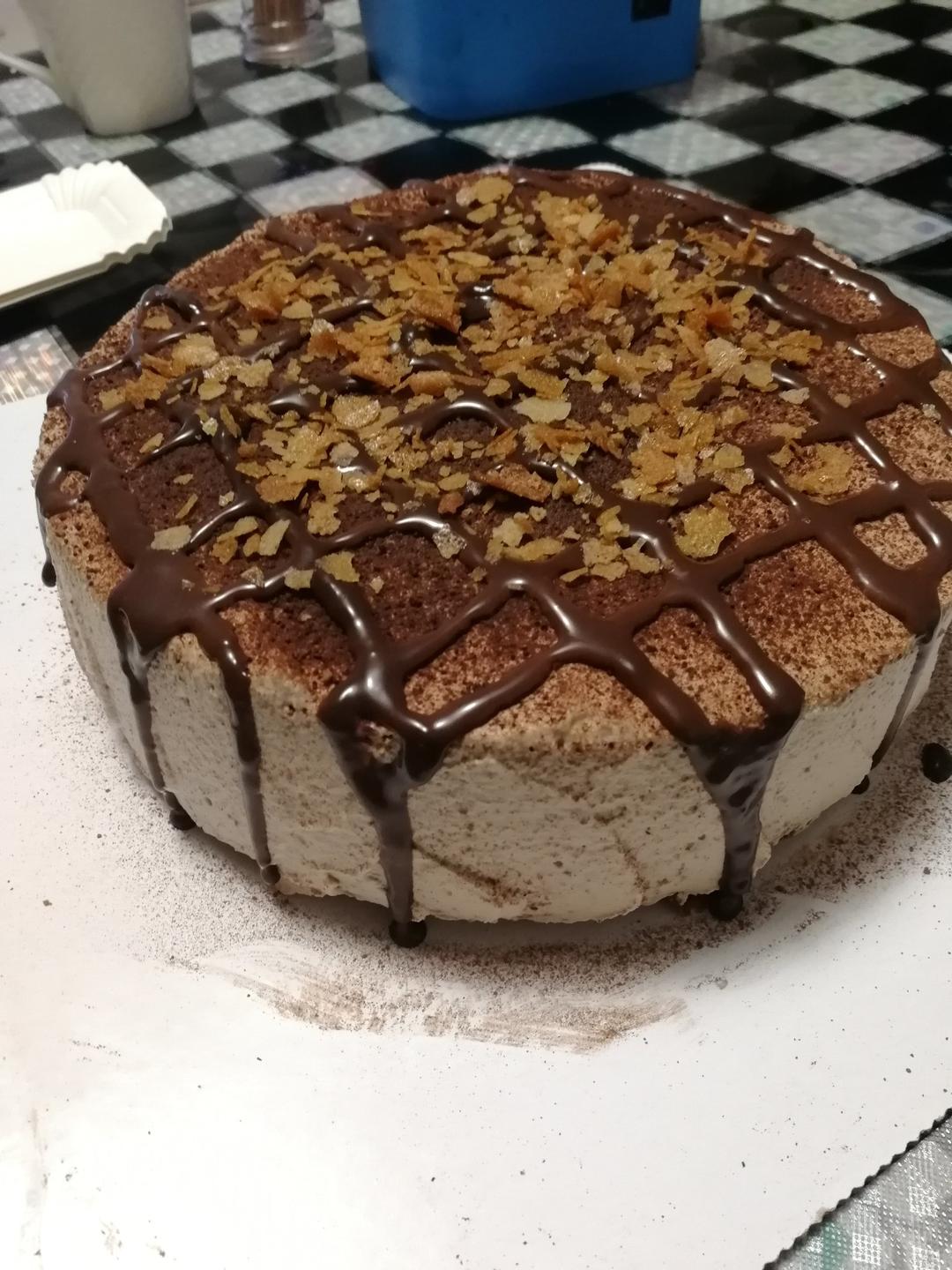 #视频教程#有灵魂的脏脏蛋糕，戚风生涯的巅峰之作，劣狐狐烘焙